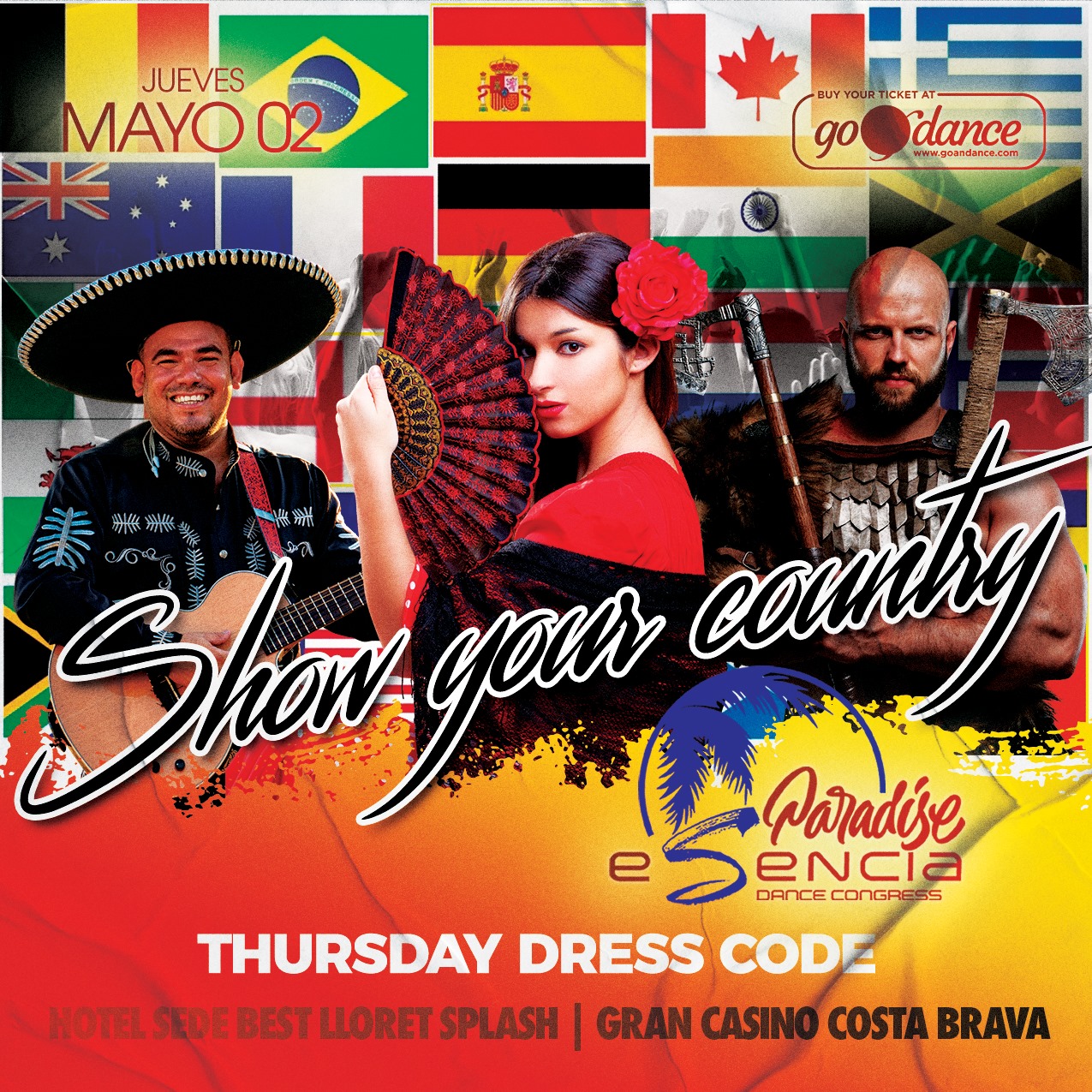 Esencia Paradise Dance Congress 2024 - Thursday: Dress Code