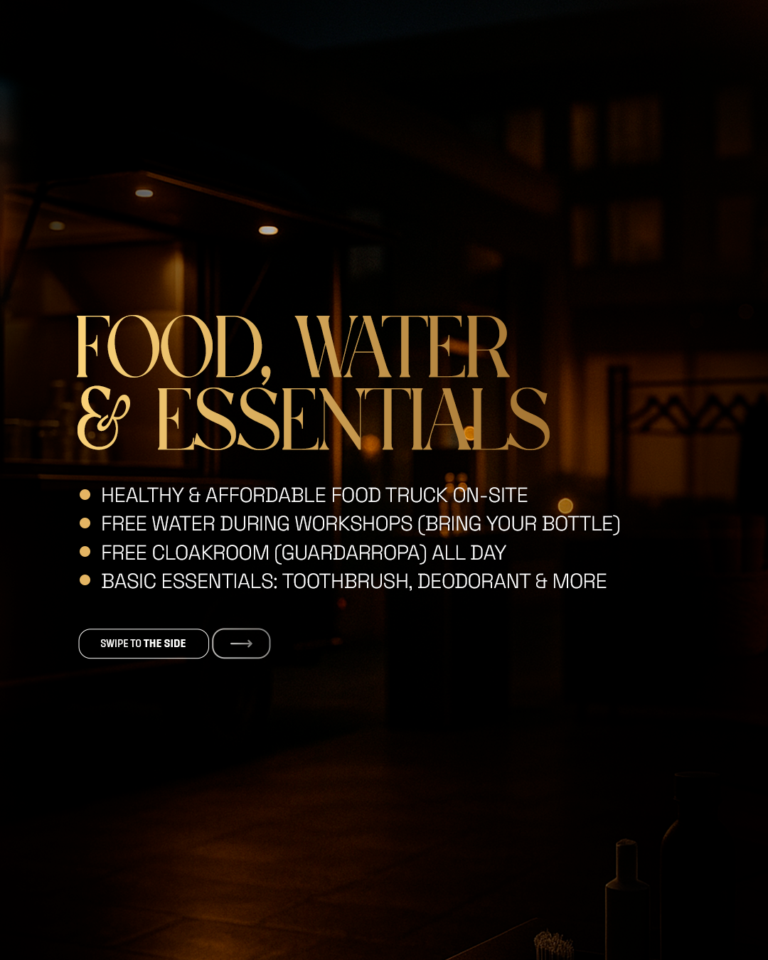 Dining and menu experience for you and your guests