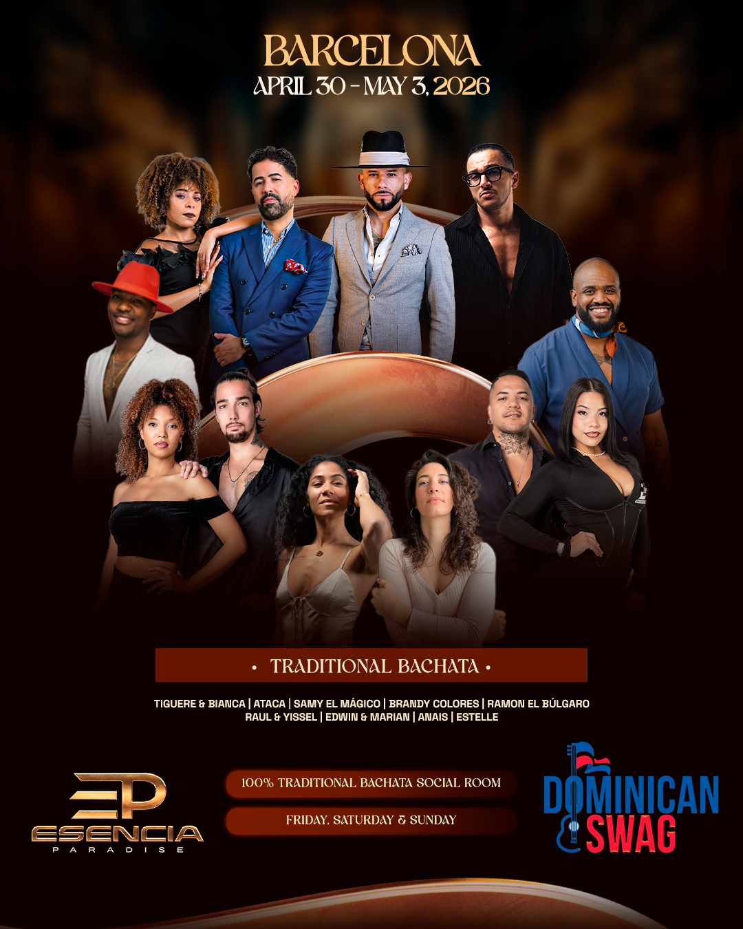 Traditional Bachata Room poster